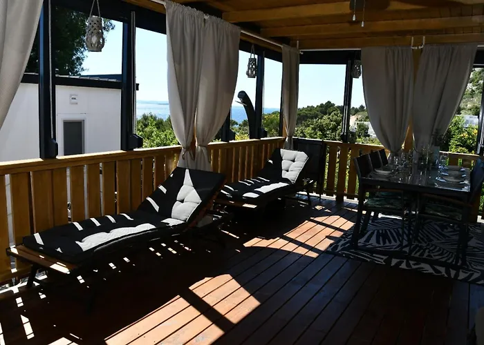 Дом отдыха Mobile With Terrace And Sea View Allegro *